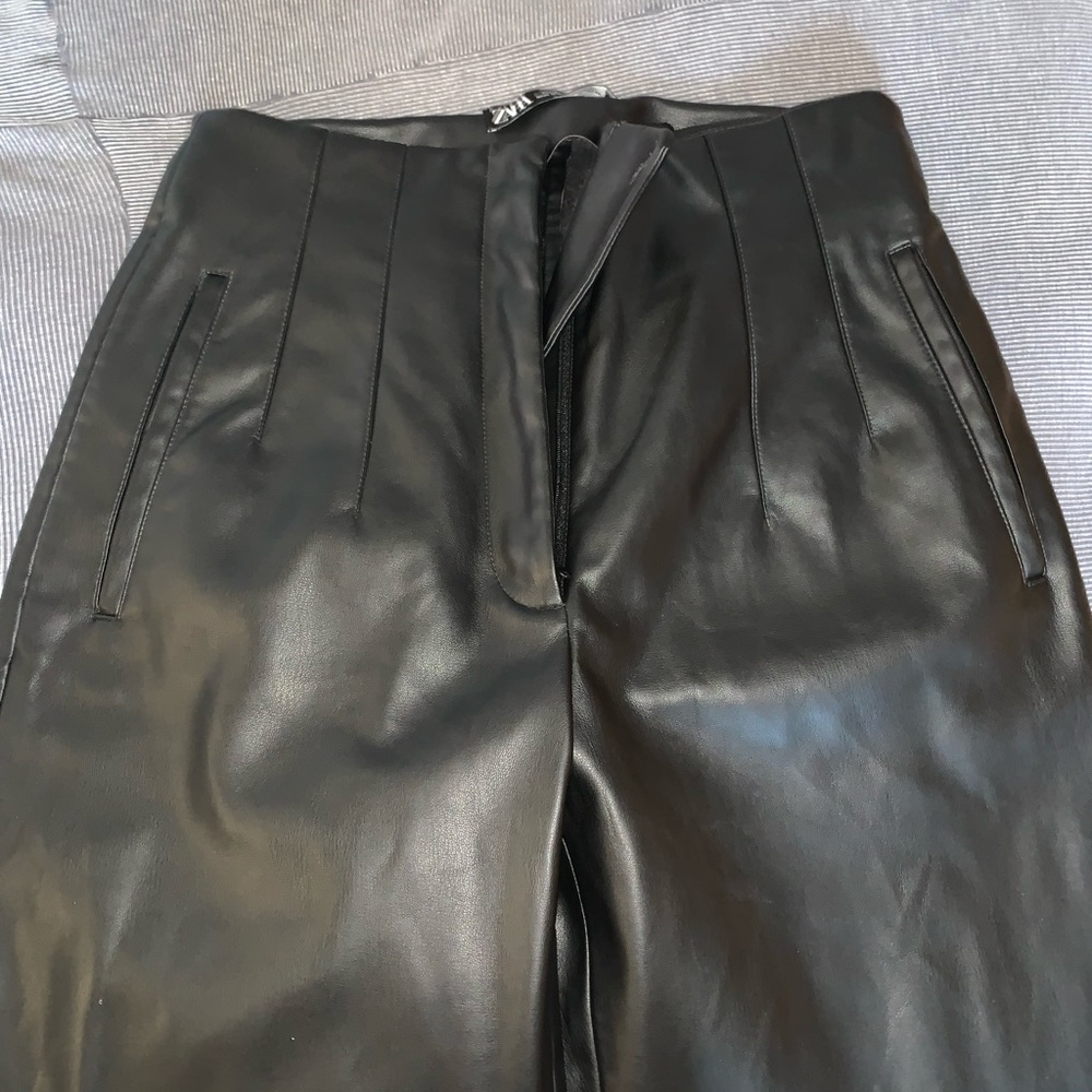 Zara leather pants!